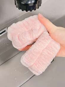 Facial Hair Band Wrist Strap Three Pieces Set Of Water Absorption And Moisture Proof Hair Band Head Band Women's New Hair Cleansing Device