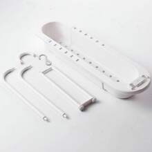 1 pièce Égouttoir d'évier, égouttoir extensible, panier de filtration, panier de nettoyage des légumes, rack de rangement des torchons et égouttoir de cuisine