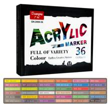 1pc Acrylic Marker Pen For Body Painting, Ceramic Decoration, DIY Photo Album, Graffiti, Art Supplies, Multiple Colors And Styles Available