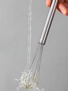 2pcs Mini Whisks - 7/9 Inch Stainless Steel Hand Egg Mixer, Perfect For Baking, Cooking, Whisking Flour, Cake Batter & Eggs, Compact & Durable For Home Kitchen, Baking Enthusiasts & Small Spaces - Multicolor - View 4