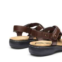 Women Flats Sandals Comfortable Open Toe Walking Sandals With Multiple Adjustable Straps Summer Casual Dress Comfortable Shoes - 棕色 - 查看 7