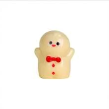 5pcs/Set Cartoon Mini Gingerbread Man Moss Micro Landscape Ornaments, Succulent Plants Decor Accessories - Multicolor - View 6