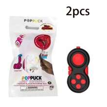 1pc New PopPuck Fidget Anti-Stress Toy, Elastic Pop Out Finger Toy, (Random Style And Partial Components)