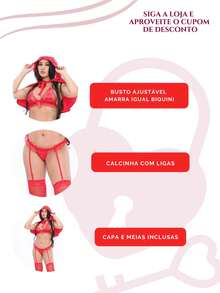 Women Sexy Lingerie - 紅色 - 查看 3