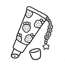 (Original, Papel grueso mejorado, páginas interiores de 120g, Versión 2025, 7.9*7.9 pulgadas, 24 páginas, Impresión de un solo lado) 1 pieza Libro para colorear para adultos con tema de cosméticos, para aliviar el estrés, con hermosos patrones y líneas claras, adecuado para el Día de San Valentín, cumpleaños, Pascua y otras fiestas, una excelente manera de relajarse