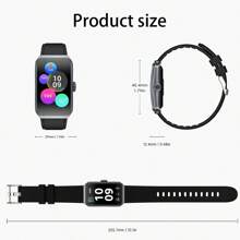 Lige 新款时尚智能运动手环 100+ 种运动模式 1.47 英寸屏幕消息驱动天气预报运动追踪 DIY 屏幕硅胶表带运动手表男女手表适用于 Android 和 IOS