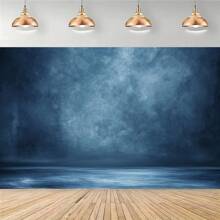 1 Fondo de fotos de poliéster multifuncional - Azul profundo y morado abstracto, fondo de fiesta grueso, adecuado para bodas, cumpleaños, aniversarios - opción ideal para decoración de mesa de pastel familiar y accesorios para cabina de fotos - Multicolor - Ver 6