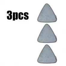 Mopa triangular ajustable 360°, con cabeza giratoria, para uso en seco y húmedo, herramienta de limpieza de suelos absorbente