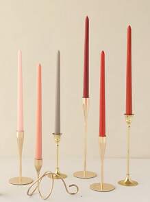 2025新款渐变色蜡烛套装，4支/盒，欧美风格长蜡烛，适合家居装饰、浪漫约会、婚礼派对、慵懒下午茶，无香蜡烛，设计师特别配色方案，礼盒包装，是馈赠亲朋好友的理想礼物，适合任何节日和季节，是生日、毕业等场合的完美礼物。 - 彩色 - 查看 6