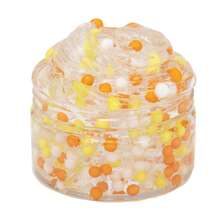 120ML Crunchy Crystal Slime Kit With Color Balls, Soft Non-Sticky Super Stretchy Sensory Toy, Christmas Gift Party Favor Birthday Gifts For Boys Girls, Prizes For Kids Classroom