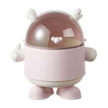 Desktop Storage Box Desktop Trash Can Desk Organizer Bin Cute Student Girls Hair Accessories Stationery Storage Kawaii Korean Storage Rack