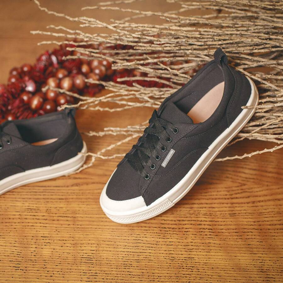 Women's Casual Sneakers Versatile, New, Stylish, Lightweight, Soft And Comfortable - 黑色 - 查看 1