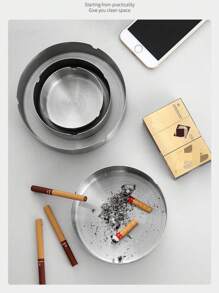 Set da 6 posacenere personalizzati in acciaio inox, incisi su misura per regali aziendali, ed eventi - con il nome della tua azienda, perfetti per matrimoni, feste al bar, caffetterie