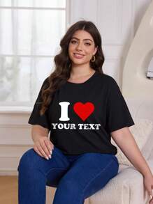 Custom Sports Personalized Gifts, Custom Women's T-Shirts, Add Text (Name/Quote/Sentence/Holiday/Number, Etc.) And Design Your Own Personalized Printed Short Vest As A Gift For Girlfriends - Black - View 4