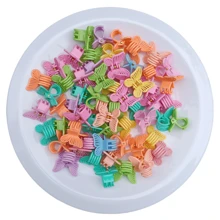 30 pezzi Fermagli per capelli per ragazze, motivi carini a farfalla e quadrati, accessori per capelli, mollette, mollette