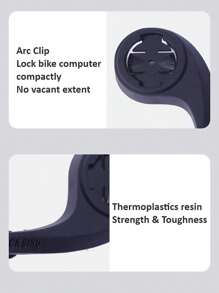 1pc BLACKBIRD Ultra-Light Plastic Bicycle Computer Mount Extension Bracket For Road/Mountain/Commuter Bike - Black - View 6