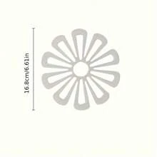 1 件装硅胶耐热餐垫圆形防滑厨房桌垫适用于热菜、锅和杯子 - 仅可手洗，耐用尼龙材质 - 彩色 - 查看 6