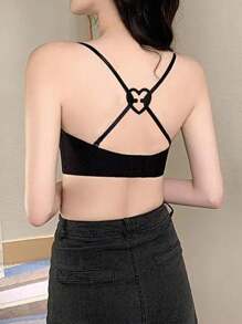 4 Pieces/Set Of Heart-Shaped Bra Buckles, Invisible Anti Slip Bra Buckle Accessories For Body Care, Suitable For Travel, Sports, Outdoor Activities, Christmas Gift Giving