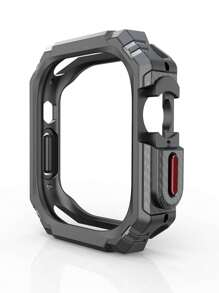 1pc Fashion Multi-Color TPU Protective Case Suitable For Apple Watch Full Series, Hollow And Minimalist Design, 40mm/41mm/42mm/44mm/45mm/46mm/49mm