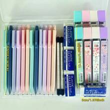 Juego de 6 lápices mecánicos pastel artísticos y versátiles, con punta retráctil de 0.5/0.7mm y agarre cómodo, ligero y perfectamente equilibrado para el arte y la escritura de vuelta a la escuela