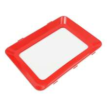 8 Pcs Food Preservation Tray Stackable Rectangular Reusable Food Food Tray Storage Container For Storing Raw Foods, Cooked Foods, Fruits - Red and White - View 8