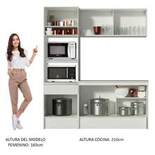 Cocina Integral Completa Modular Madesa 180cm Diamante Color Blanco 86 - Blanco - Ver 7