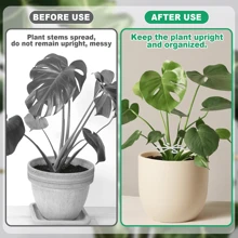 4pcs/Pack Plant Anti-Toppling Support Pole Green Plant Fixator Flower Hydroponic Folding Fixed Support