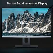 AOC 23.8-Inch All-In-One Desktop Computer E66, N100 (3.40GHz) 8GB DDR4 256GB SSD, Wi-Fi 5, Adjustable Stand, Wired Keyboard, Windows 11 Pro, For Commercial And Home Office Use - UK Plug(220-240V) - View 6