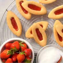 Aluminum Boat Shaped Tart Mold - Baking Pan For Madeleines Cookies & Pastries - Scalloped/Smooth Edge Design - 9.5cm/11.8cm Oven Baking Tool - Multicolor - View 10