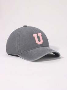 1piece 26 Letters Baby Baseball Cap, Vintage Trucker Baby Cap Hat | Country Cowboy Cute Preppy Retro Western Trucker Hats,Outdoor Cowboy Cap For 1-3Y Baby - 1PC - View 58