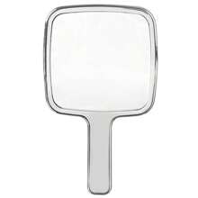 Personalized Wave-Shaped Vintage Handheld Makeup Mirror, Portable Square Mirror, Great Birthday Gift For Friends, Girlfriend, Family,Multi-Functional,Ornamental,Letter,Solid Color,Exquisite,Stylish,Vintage,Modern,Colorful,Leisure,Basics,Casual,Soft,Unique,Customized,Personalized,Custom,Ideal Gifts For Her,Girlfriend,Her,Boyfriend,Friends