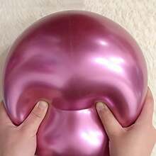 Jeu de ballons métalliques brillants - Matériau lubrifié, sans électricité requise, idéal pour les mariages, les anniversaires, Noël, le Nouvel An, la Saint-Valentin - Décorations de fête polyvalentes