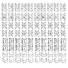 80PCS Alloy Hair Jewelry Hair Cuffs For Braids Metal Dreadlock Beads Hair Cuffs Rings Multi Style Braids Accessories Hair Decoration For Women And Girls Boho Hair Accessories, For Women, Fall, Travel, Hair Tools, Accessories Women, Hair Stuff,Fall,Hair,Hair Accessories,Accessories,Hair Accessories For Women,Travel,Hair Accessories,Accessories Women,Hair Accessory,Hair Accessories Women,Hair Tools,Hair Stuff,Stuff,Beauty Accessories