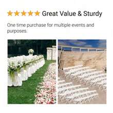 10pcs Injection Molding Classic Garden Plastic Folding Chair - trắng - Xem 7