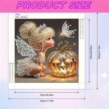 Princess Diamond Painting Kit, DIY Handcraft With Special Shaped Crystal Rhinestones, Home Wall Decor Gift (Unframed) Gifts Birthday Graduation Diamond Painting Diamond Art