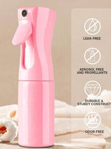 1Pc Continuous Spray Bottle For Hair (200ml) Empty Ultra Fine Plastic Water Mist Sprayer – Ultra Fine Continuous Water Mister Spray Bottle For Plants, Home Cleaning, Barber Use, Hairstyling, Skin Care & More