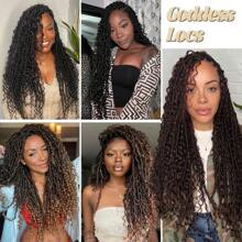 1/8 Packs Goddess Faux Locs Crochet Hair-24/30 Inch Boho Soft Locs Crochet Hair