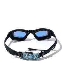 مجموعة نظارات سباحة للكبار 7 ألوان، مضادة للضباب والأشعة فوق البنفسجية نظارات سباحة مانعة للماء بميزة الرؤية الواضحة وكليب الأنف، تناسب الجنسين - متعدد الألوان - مشاهدة 6