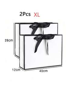 1 Style, 4 Sizes, Gift Paper Handbag, Suitable For Various Holiday Gift-Giving Packaging Bags, A Must-Have Packaging Bag For Family, Friends