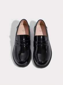 College Style Boys' Flat Student Shoes, Suitable For Spring And Summer