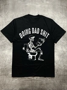Funny Skeleton Dad T-Shirt, Humorous Father's Day Tee