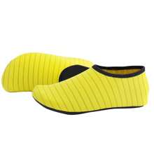 1 件装软底速干沙滩袜男女款游泳鞋海边户外速干凉鞋，适合游泳、划船、徒步旅行、冲浪 - 透气轻便，沙滩必需品，沙滩配件，泳池浮球 - 黃色 - 查看 12