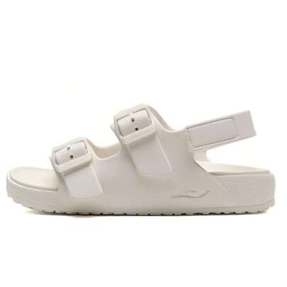 Skechers 女士轻便休闲泡沫舒适拖鞋、户外沙滩鞋、浴室拖鞋、休闲人字拖 111597-WHT