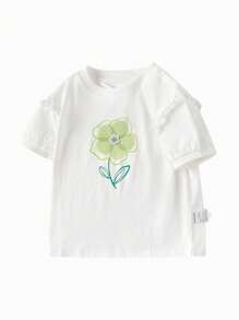 Balabala Camiseta de manga corta para niña, camiseta de verano dulce y elegante - benbai - Ver 1