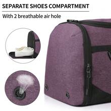 Borsone Palestra Uomo Donna 40-55L Impermeabile Borsone da Viaggio Grande con Asciugamano Palestra e Scomparto Scarpe Duffel Bag Borsa Sportiva Nuoto