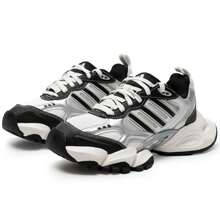 Adidas XLG RUNNER Unisex Running & Training Shoes IH0429 - Bright White/Black 1/Metallic Silver - View 3