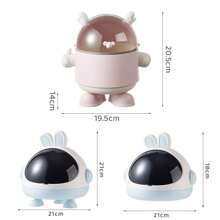 Desktop Storage Box Desktop Trash Can Desk Organizer Bin Cute Student Girls Hair Accessories Stationery Storage Kawaii Korean Storage Rack