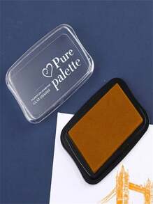 12 Almohadillas de tinta de estilo vintage para pintura de dedos, almohadillas de sellos coloridos, almohadillas de tinta para sellos de goma, útiles escolares, vuelta al cole