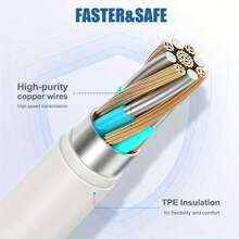 1/3/5 Packs 20W USB To Lightning 3.3Ft/100cm Fast Charging Data Cables Compatible With IPhone 14/13/12/11 Pro Max Plus/8/7 Plus Charging Accessories