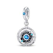 1 Piece Silver Plated Time Travel Camera Vintage Pocket Watch Telephone Time Gate Sweet Pink Robot Small Rocket Bead Pendant Suitable For DIY Jewelry Making Original Bracelet Necklace Beads Women's Jewelry Birthday Gift Valentine's Day Memorial Gift